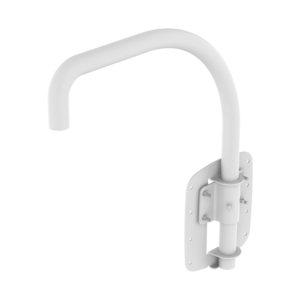 Image produit Support de Montage Mural Long Blanc 824.7x841x82mm Aluminium