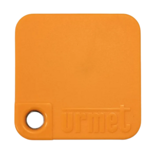 Image produit Badge DESFire EV3 orange, s&eacute;curis&eacute;, &eacute;tanche IP68 et antichoc IK10