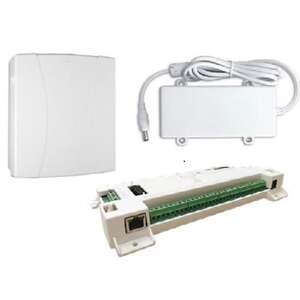 Image produit Kit centrale LightSYS+&trade; IP/WiFi avec carte m&egrave;re, petit bo&icirc;tier polycarbonate et alimentation 14,4V 2,5A