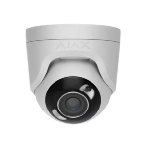 Image produit Cam&eacute;ra Turret IP 8Mp/2.8mm filaire avec IA, angle de 110&deg;, &eacute;clairage hybride, TrueWDR, micro et PoE/12V-Inte/Exte Blanc
