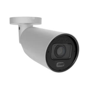 Image produit Cam&eacute;ra Bullet IP 8Mp filaire, IA, Obj 2,8-12mm, IR hybride, TrueWDR, micro/Hp - PoE/12V-E/S Alarme-Int/Ext -Blanc