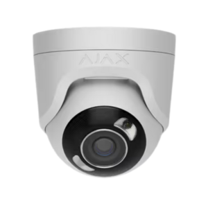 Image produit Cam&eacute;ra Turret IP 5Mp/2.8mm filaire avec IA, angle de 110&deg;, &eacute;clairage hybride, TrueWDR, micro et PoE/12V-Int/Ext Blanc
