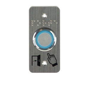 Image produit Bouton p. PMR acier inox d=25 mm Halo B/V et buzzer Relais temporis&eacute; + SSP125