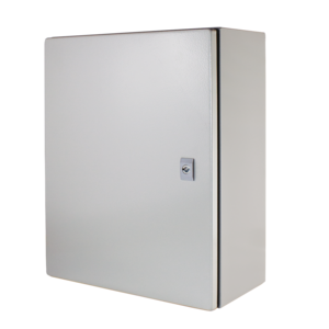 Image produit Coffret &eacute;tanche PSWB IP 66 en m&eacute;tal 400 x 500 x 200 mm avec plaque de fond